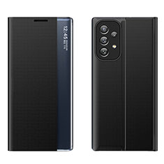 Coque Portefeuille Livre Cuir Etui Clapet Q02H pour Samsung Galaxy A33 5G Noir