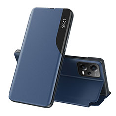 Coque Portefeuille Livre Cuir Etui Clapet Q03H pour Xiaomi Poco X5 5G Bleu