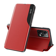 Coque Portefeuille Livre Cuir Etui Clapet Q03H pour Xiaomi Poco X5 5G Rouge
