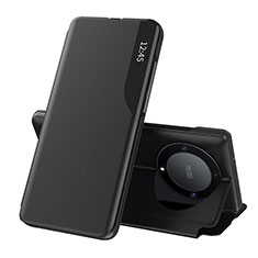 Coque Portefeuille Livre Cuir Etui Clapet QH1 pour Huawei Honor Magic6 Lite 5G Noir