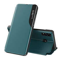 Coque Portefeuille Livre Cuir Etui Clapet QH1 pour Samsung Galaxy M10S Vert