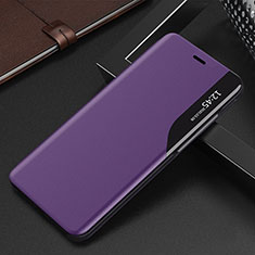 Coque Portefeuille Livre Cuir Etui Clapet QH1 pour Samsung Galaxy M33 5G Violet