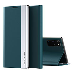 Coque Portefeuille Livre Cuir Etui Clapet QH1 pour Samsung Galaxy S20 Plus 5G Vert