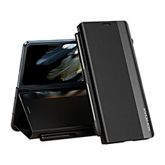 Coque Portefeuille Livre Cuir Etui Clapet QH2 pour OnePlus Open 5G Noir
