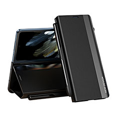 Coque Portefeuille Livre Cuir Etui Clapet QH2 pour Oppo Find N3 5G Noir