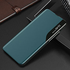 Coque Portefeuille Livre Cuir Etui Clapet QH2 pour Samsung Galaxy A21s Vert
