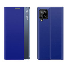 Coque Portefeuille Livre Cuir Etui Clapet QH2 pour Samsung Galaxy M33 5G Bleu