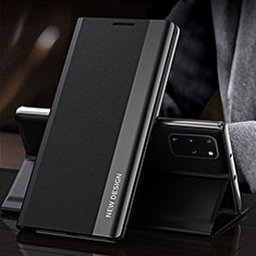 Coque Portefeuille Livre Cuir Etui Clapet QH2 pour Samsung Galaxy S20 Plus 5G Noir