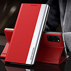 Coque Portefeuille Livre Cuir Etui Clapet QH2 pour Samsung Galaxy S20 Plus 5G Rouge