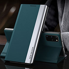 Coque Portefeuille Livre Cuir Etui Clapet QH2 pour Samsung Galaxy S20 Plus 5G Vert