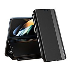 Coque Portefeuille Livre Cuir Etui Clapet QH2 pour Samsung Galaxy Z Fold5 5G Noir
