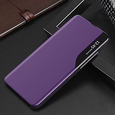 Coque Portefeuille Livre Cuir Etui Clapet QH3 pour Samsung Galaxy A02s Violet