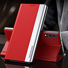 Coque Portefeuille Livre Cuir Etui Clapet QH3 pour Samsung Galaxy A70S Rouge