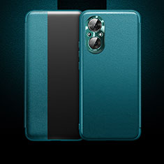 Coque Portefeuille Livre Cuir Etui Clapet QK1 pour Huawei Honor 50 SE 5G Vert