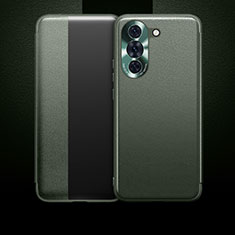 Coque Portefeuille Livre Cuir Etui Clapet QK1 pour Huawei Nova 10 Vert