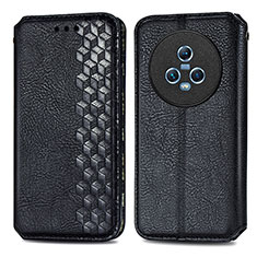 Coque Portefeuille Livre Cuir Etui Clapet S01D pour Huawei Honor Magic5 5G Noir