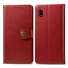 Coque Portefeuille Livre Cuir Etui Clapet S05D pour Samsung Galaxy A20 SC-02M SCV46 Rouge