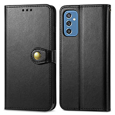 Coque Portefeuille Livre Cuir Etui Clapet S05D pour Samsung Galaxy M52 5G Noir