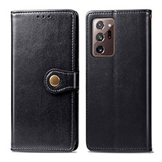 Coque Portefeuille Livre Cuir Etui Clapet S05D pour Samsung Galaxy Note 20 Ultra 5G Noir