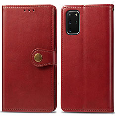 Coque Portefeuille Livre Cuir Etui Clapet S05D pour Samsung Galaxy S20 Plus 5G Rouge