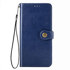 Coque Portefeuille Livre Cuir Etui Clapet S05D pour Samsung Galaxy S21 Ultra 5G Bleu
