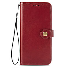 Coque Portefeuille Livre Cuir Etui Clapet S05D pour Samsung Galaxy S21 Ultra 5G Rouge