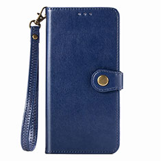 Coque Portefeuille Livre Cuir Etui Clapet S06D pour Samsung Galaxy M80S Bleu