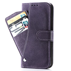 Coque Portefeuille Livre Cuir Etui Clapet S06D pour Samsung Galaxy S20 Ultra 5G Violet