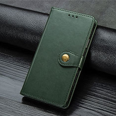 Coque Portefeuille Livre Cuir Etui Clapet S07D pour Xiaomi Redmi 9 Vert