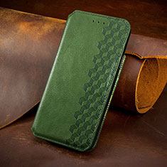 Coque Portefeuille Livre Cuir Etui Clapet S08D pour Samsung Galaxy S23 5G Vert