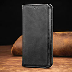Coque Portefeuille Livre Cuir Etui Clapet S08D pour Xiaomi Redmi Note 10S 4G Noir