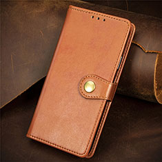 Coque Portefeuille Livre Cuir Etui Clapet S09D pour Samsung Galaxy S21 Ultra 5G Marron