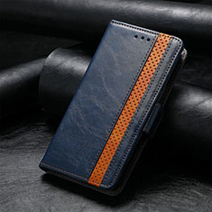 Coque Portefeuille Livre Cuir Etui Clapet S10D pour Huawei Honor Magic5 Pro 5G Bleu