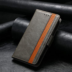 Coque Portefeuille Livre Cuir Etui Clapet S10D pour Xiaomi Poco C51 Gris