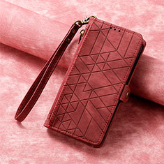 Coque Portefeuille Livre Cuir Etui Clapet S17D pour Samsung Galaxy S20 FE 4G Rouge