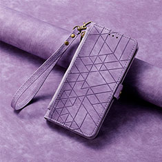 Coque Portefeuille Livre Cuir Etui Clapet S17D pour Samsung Galaxy S20 FE 4G Violet