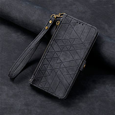 Coque Portefeuille Livre Cuir Etui Clapet S18D pour Samsung Galaxy S22 5G Noir