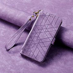 Coque Portefeuille Livre Cuir Etui Clapet S18D pour Samsung Galaxy S22 Plus 5G Violet