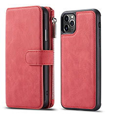 Coque Portefeuille Livre Cuir Etui Clapet T01 pour Apple iPhone 11 Pro Rouge
