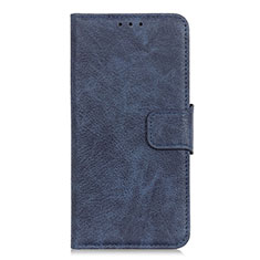 Coque Portefeuille Livre Cuir Etui Clapet T01 pour Huawei Honor X10 5G Bleu