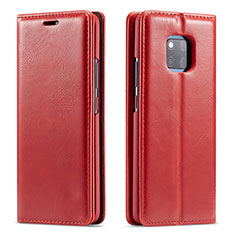 Coque Portefeuille Livre Cuir Etui Clapet T01 pour Huawei Mate 20 Pro Rouge