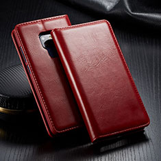 Coque Portefeuille Livre Cuir Etui Clapet T01 pour Huawei Mate 20 Rouge