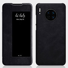 Coque Portefeuille Livre Cuir Etui Clapet T01 pour Huawei Mate 30 Noir