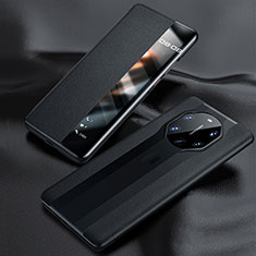 Coque Portefeuille Livre Cuir Etui Clapet T01 pour Huawei Mate 40 RS Noir