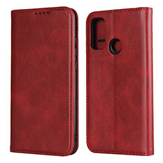 Coque Portefeuille Livre Cuir Etui Clapet T01 pour Huawei P Smart (2020) Rouge