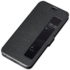 Coque Portefeuille Livre Cuir Etui Clapet T01 pour Huawei P20 Noir