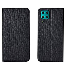 Coque Portefeuille Livre Cuir Etui Clapet T01 pour Huawei P40 Lite Noir