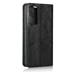 Coque Portefeuille Livre Cuir Etui Clapet T01 pour Huawei P40 Noir