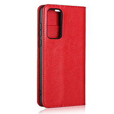 Coque Portefeuille Livre Cuir Etui Clapet T01 pour Huawei P40 Rouge