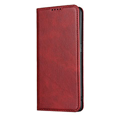 Coque Portefeuille Livre Cuir Etui Clapet T01 pour Oppo Find X2 Pro Rouge